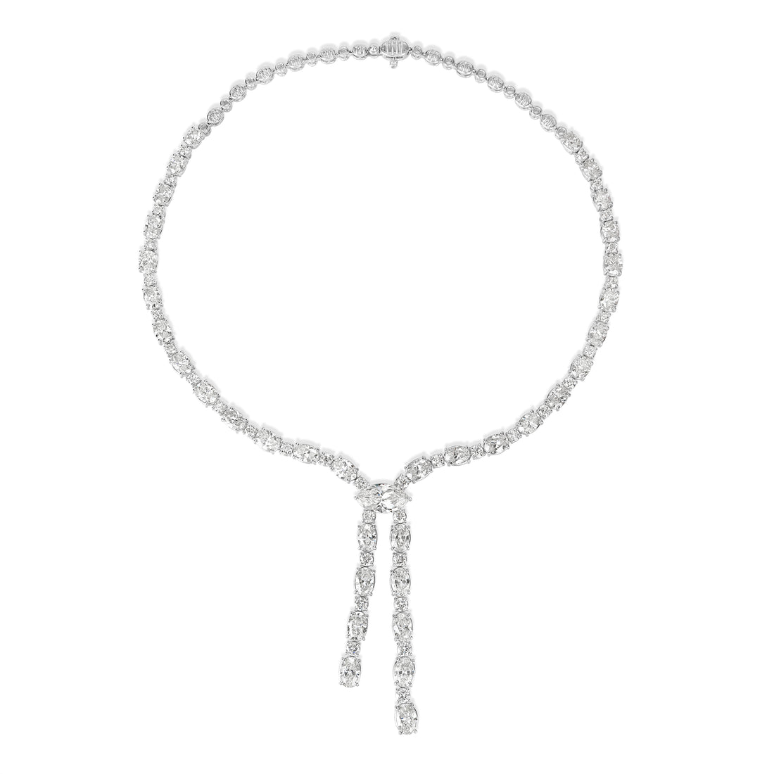 44.42 ctw Diamond Necklace in Platinum - EGL Certified