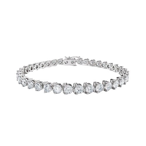 Diamond Tennis Bracelet (5.91 CT Diamonds) in White Gold