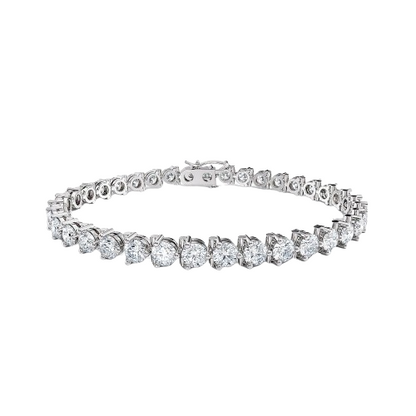 Diamond Tennis Bracelet (5.91 CT Diamonds) in White Gold