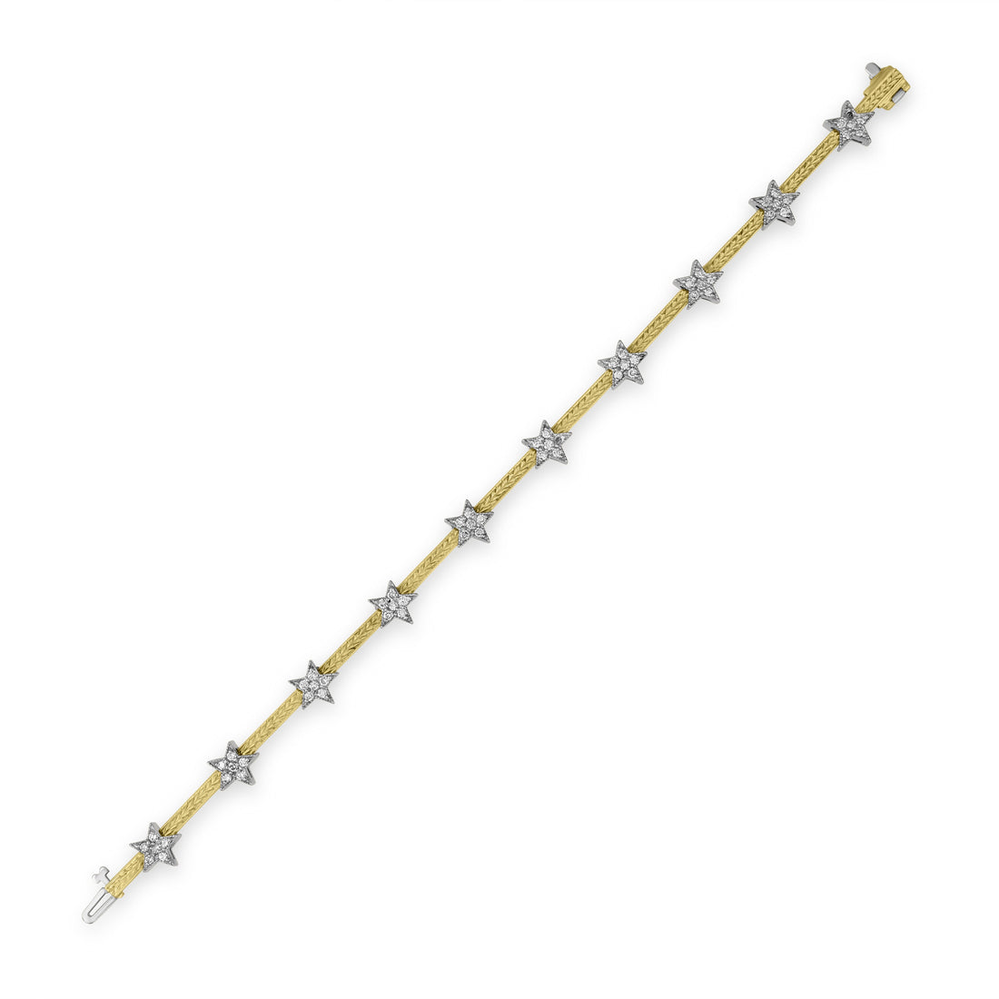 1.05 ct Star Diamond Bracelet in 14K Yellow Gold