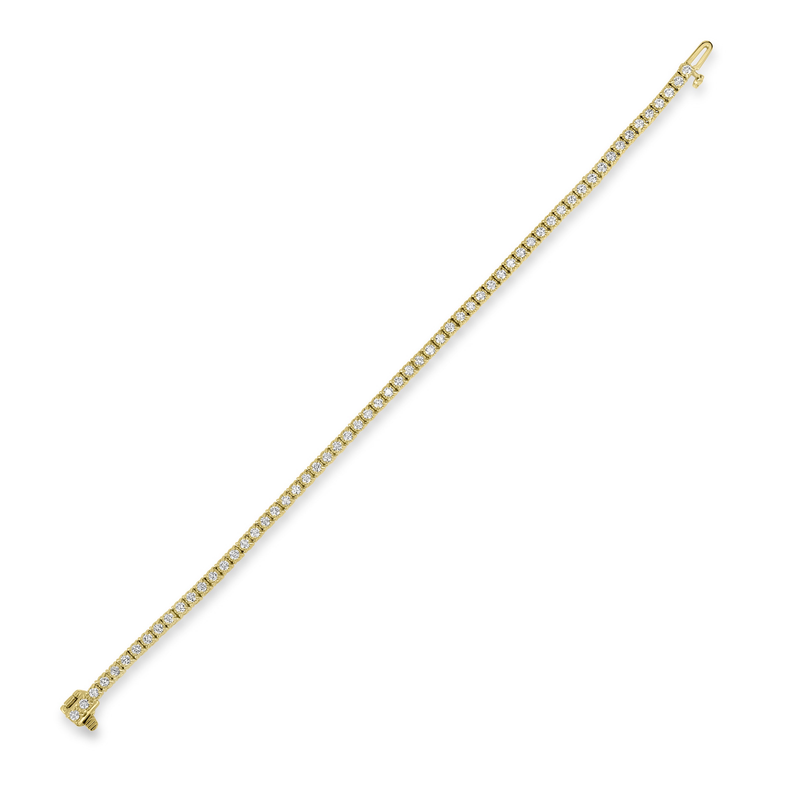1.86 ct Tennis Diamond Bracelet in 14K Yellow Gold