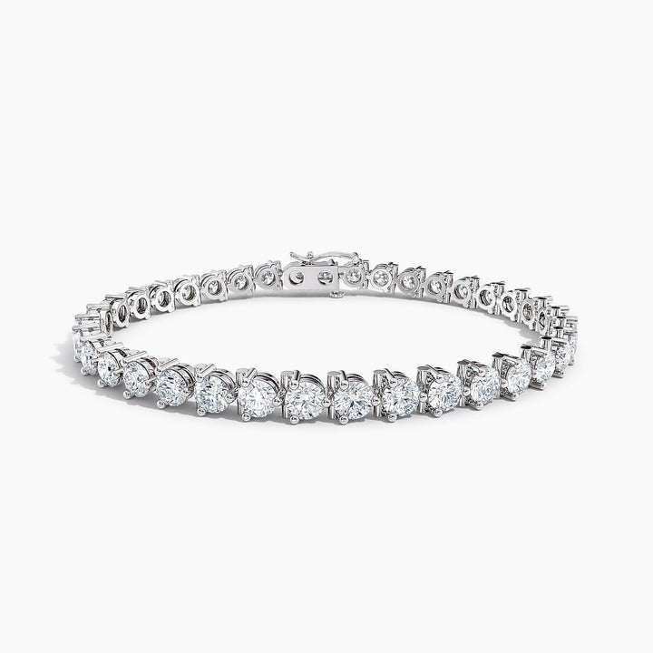 5.91 ct Diamonds Tennis Bracelet in White Gold