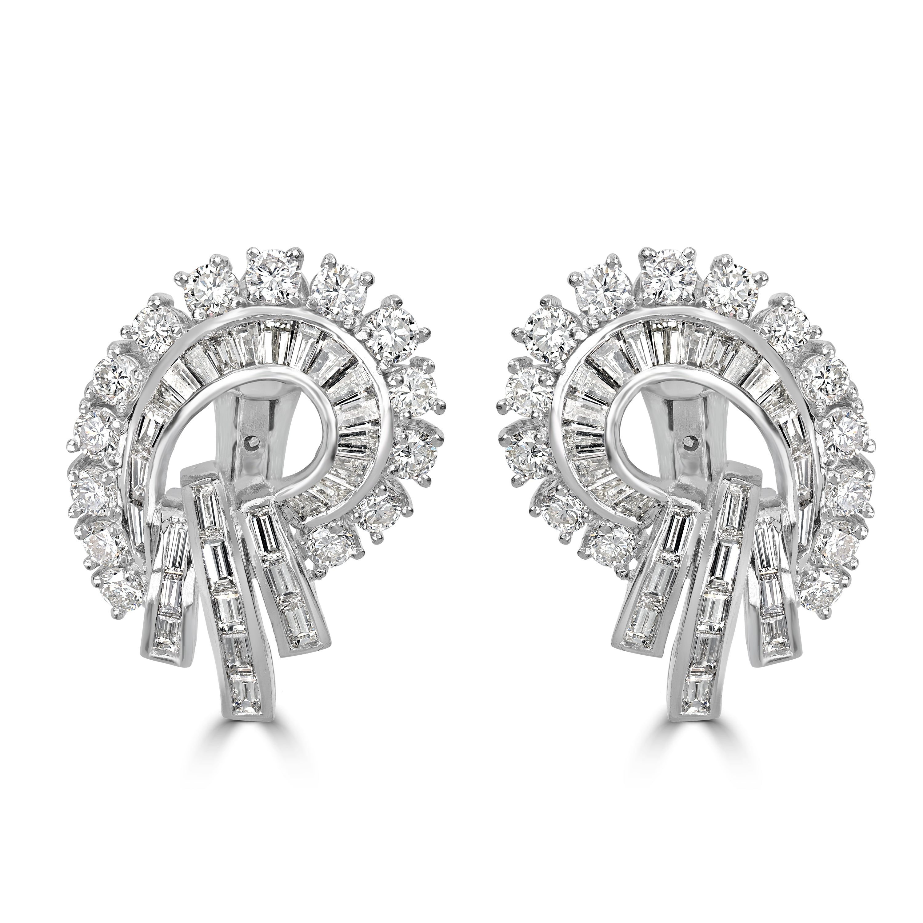 8.30 ct Diamond Earring in Platinum