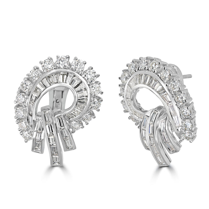 8.30 ct Diamond Earring in Platinum