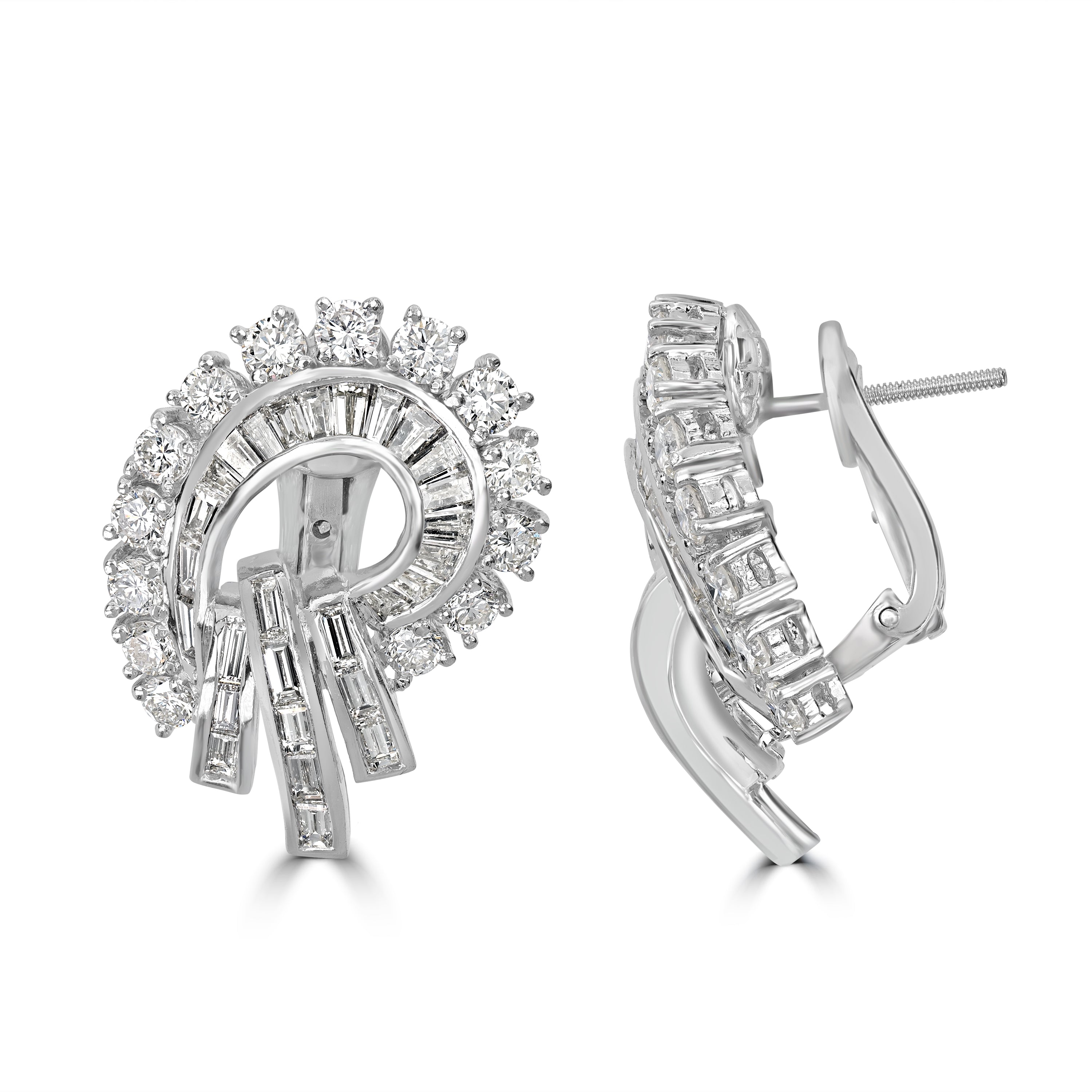 8.30 ct Diamond Earring in Platinum