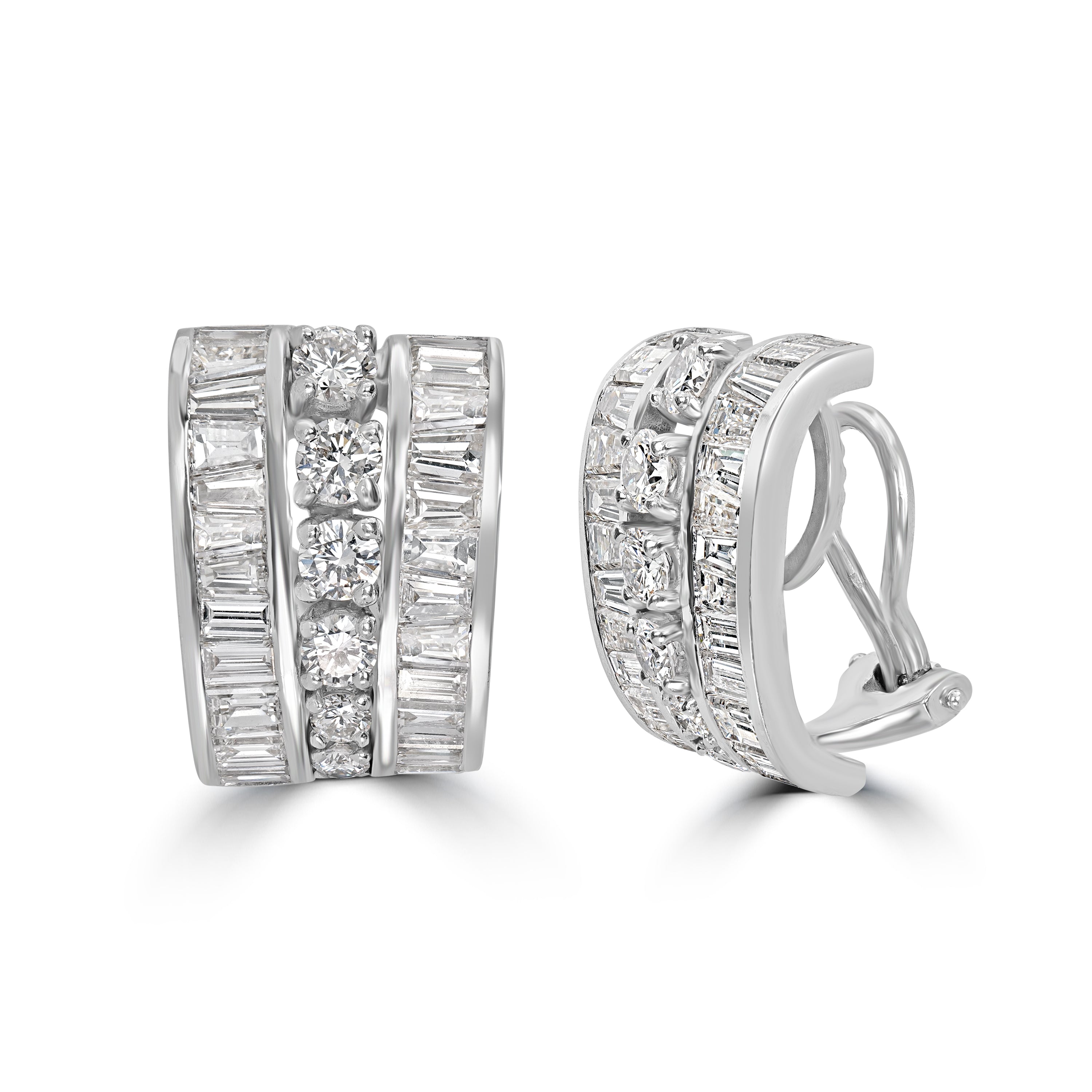8.00 ct Diamond Earrings in Platinum