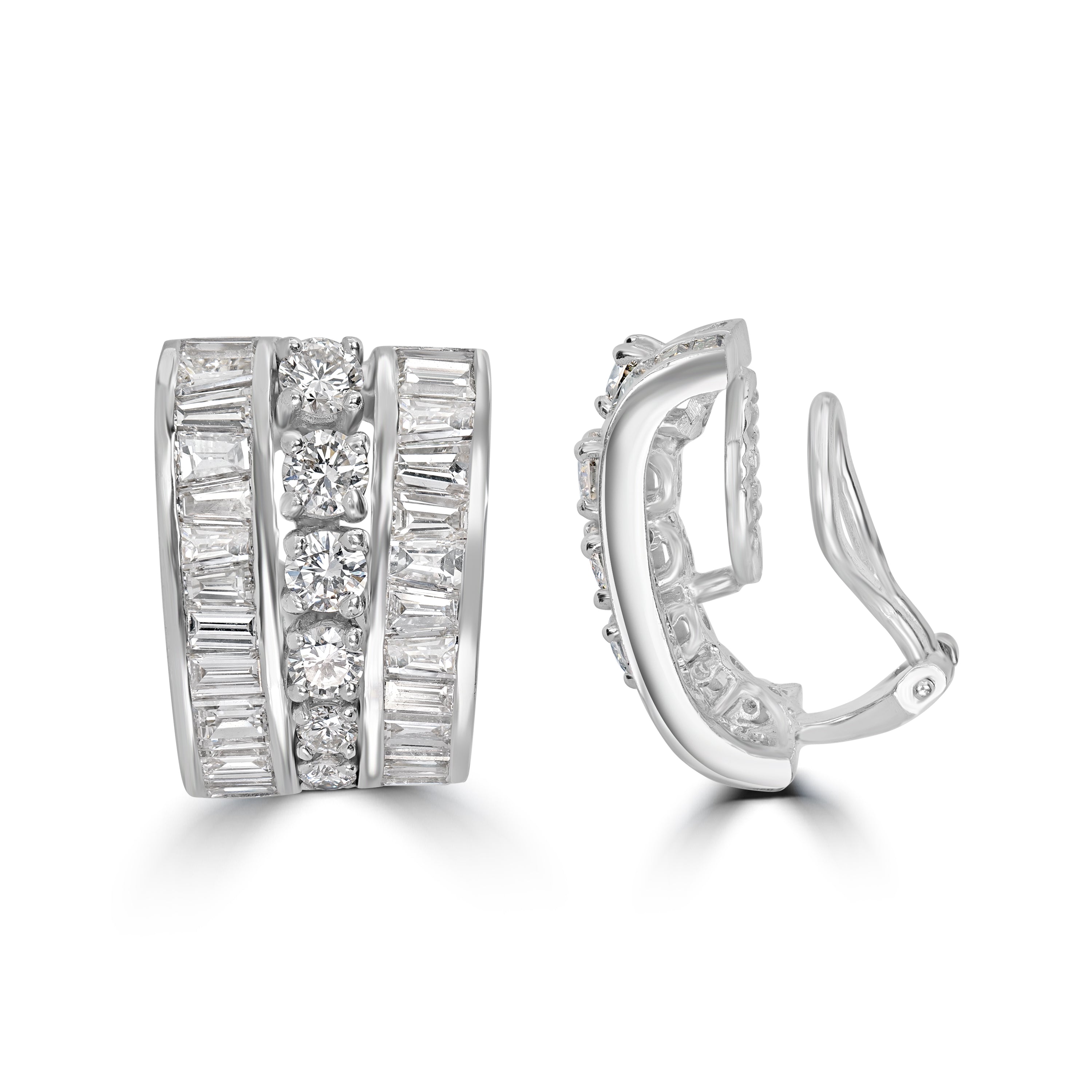 8.00 ct Diamond Earrings in Platinum