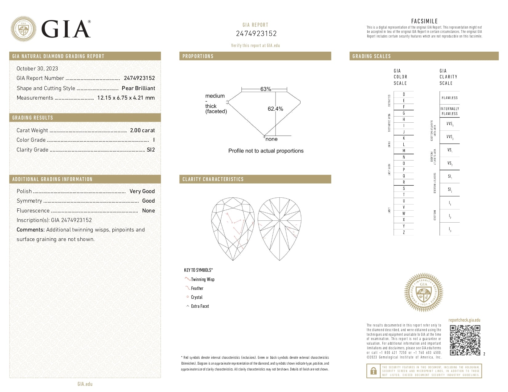 7.66 ctw Diamond Earring in 18K White Gold - GIA Certified