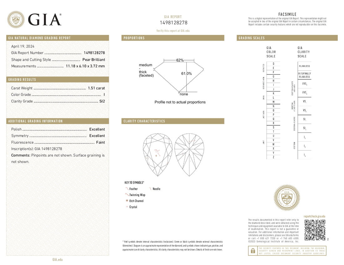 5.16 ctw Diamond Earrings in 18K Yellow Gold - GIA Certified