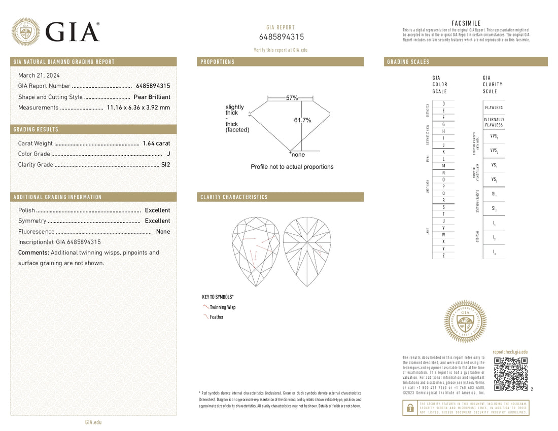 5.16 ctw Diamond Earrings in 18K Yellow Gold - GIA Certified