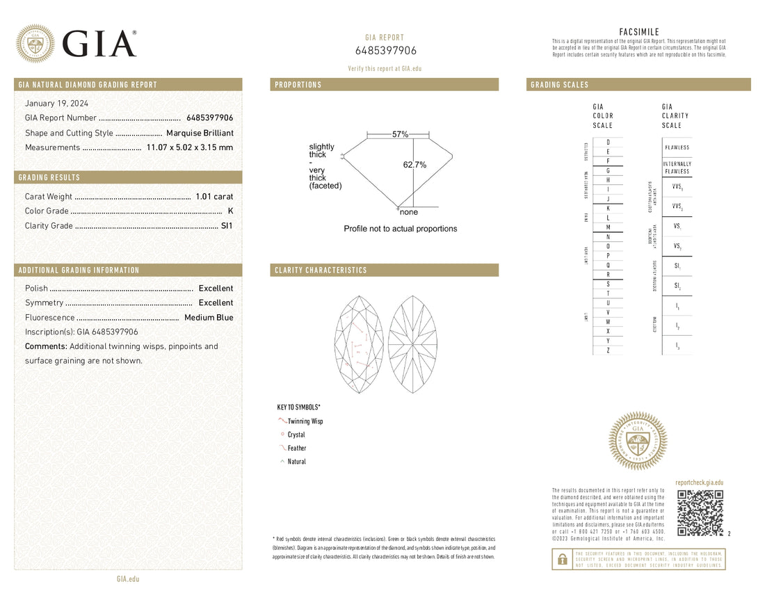 5.16 ctw Diamond Earrings in 18K Yellow Gold - GIA Certified