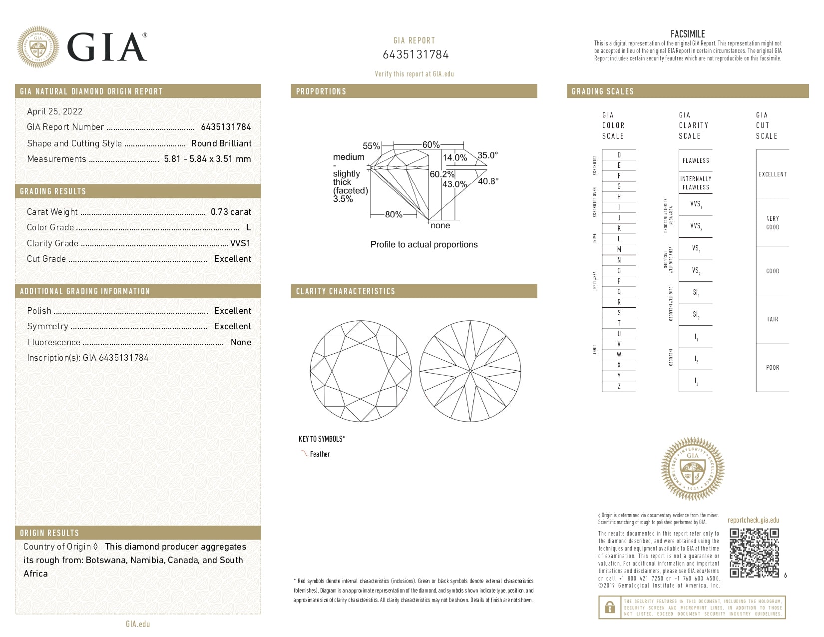 7.44 ctw Diamond Earrings in 18K Yellow Gold - GIA Certified