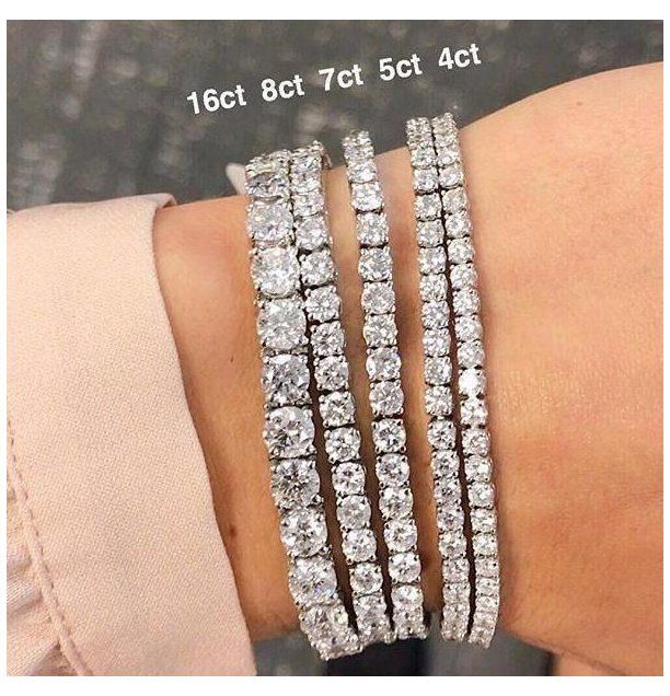 26.01 ct Diamond Tennis Bracelet in 18K White Gold