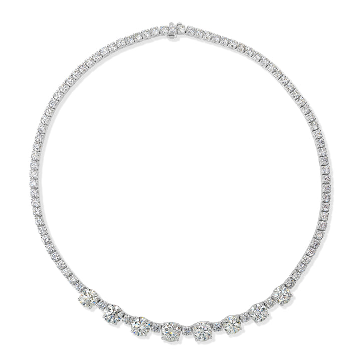 36.58 ctw Diamond Necklace in Platinum - GIA Certified