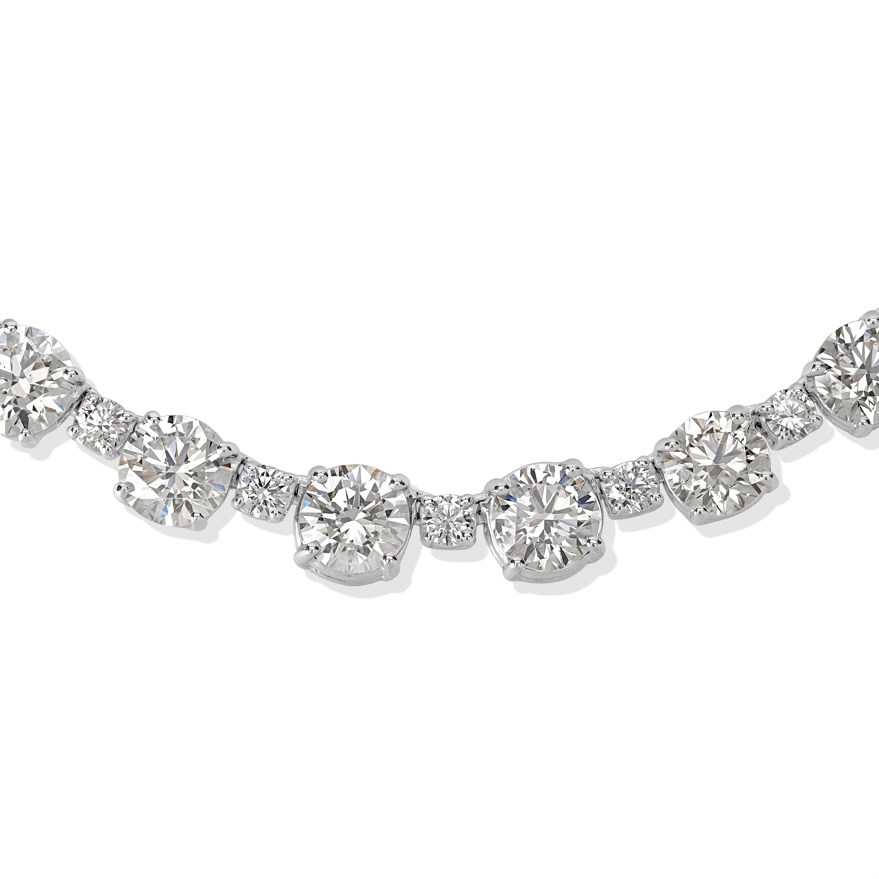 36.58 ctw Diamond Necklace in Platinum - GIA Certified