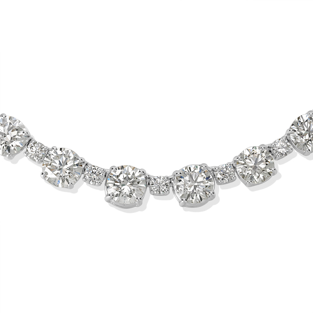 36.58 ctw Diamond Necklace in Platinum - GIA Certified