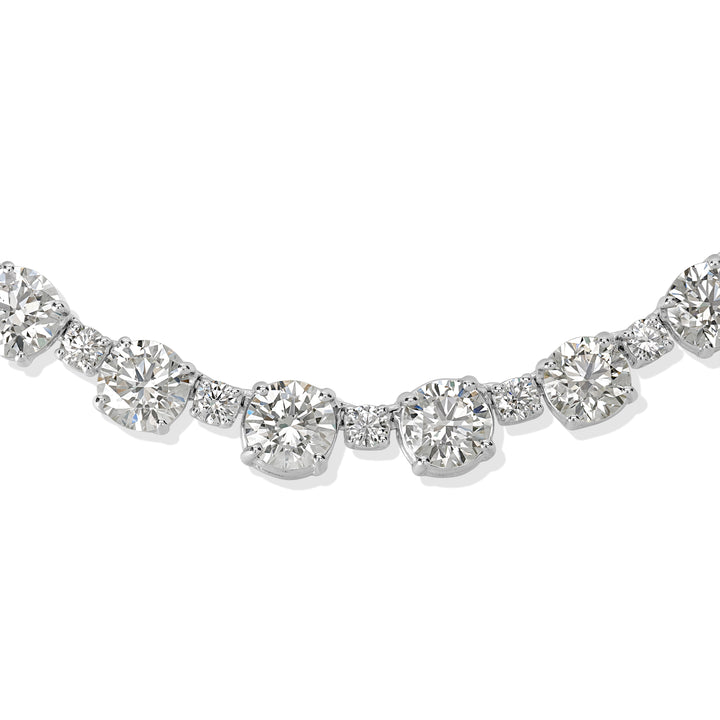 36.58 ctw Diamond Necklace in Platinum - GIA Certified