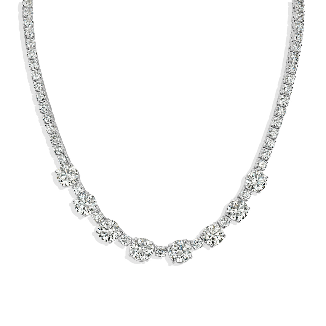 36.58 ctw Diamond Necklace in Platinum - GIA Certified