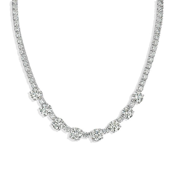 36.58 ctw Diamond Necklace in Platinum - GIA Certified
