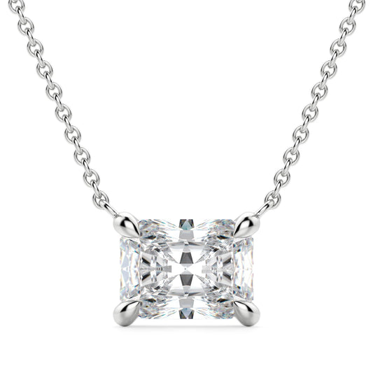 Certified 1.14ct Diamond Solitaire Pendant Necklace