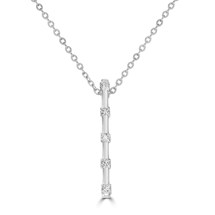 0.50 ct Diamond Pendant in 14K White Gold