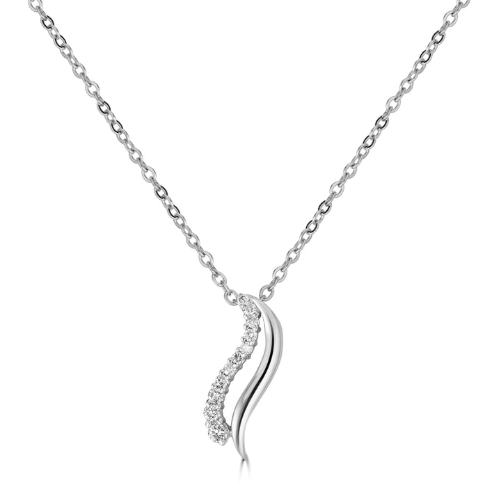 0.30 ct Diamond Pendant in 14K White Gold