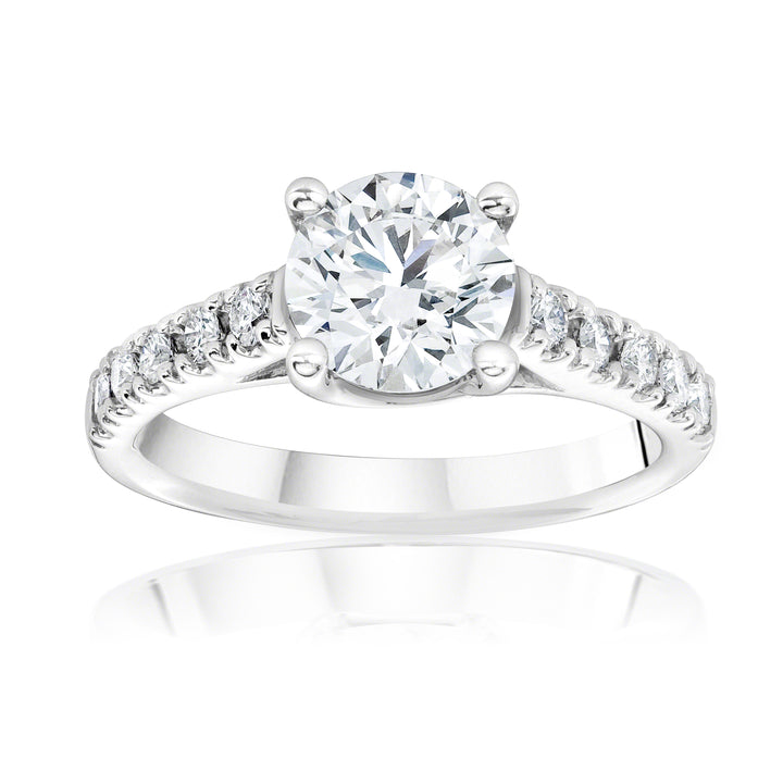 1.00 ct Ring in 18 K White Gold - test