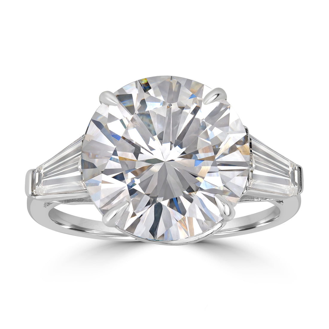 6.20 ct Solitaire Round Diamond Engagement Ring