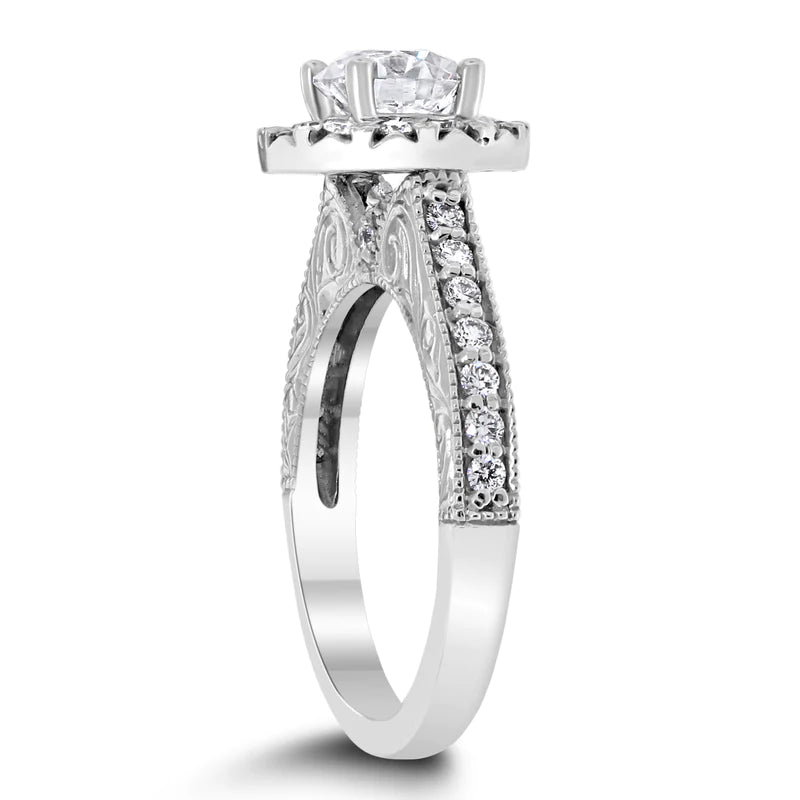 Certified 1.06ct Solitaire Diamond Engagement Ring