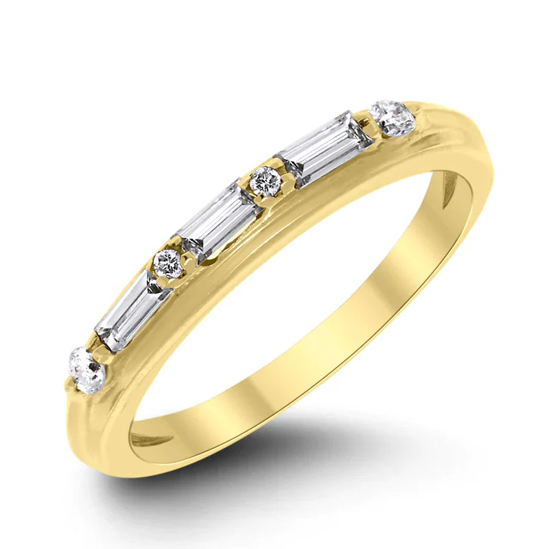 1.50 ct Solitaire Engagement Ring Twin Set in 14K Yellow Gold - EGL Certified