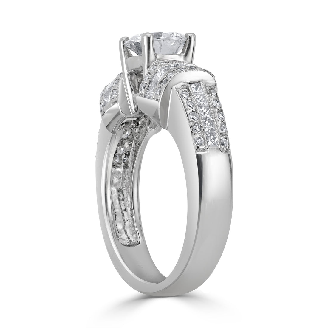 Certified 1.00ct Solitaire Diamond Engagement Ring