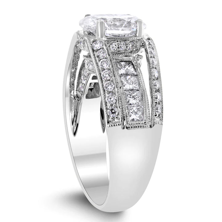 Certified 1.56ct Solitaire Oval Diamond Engagement Ring