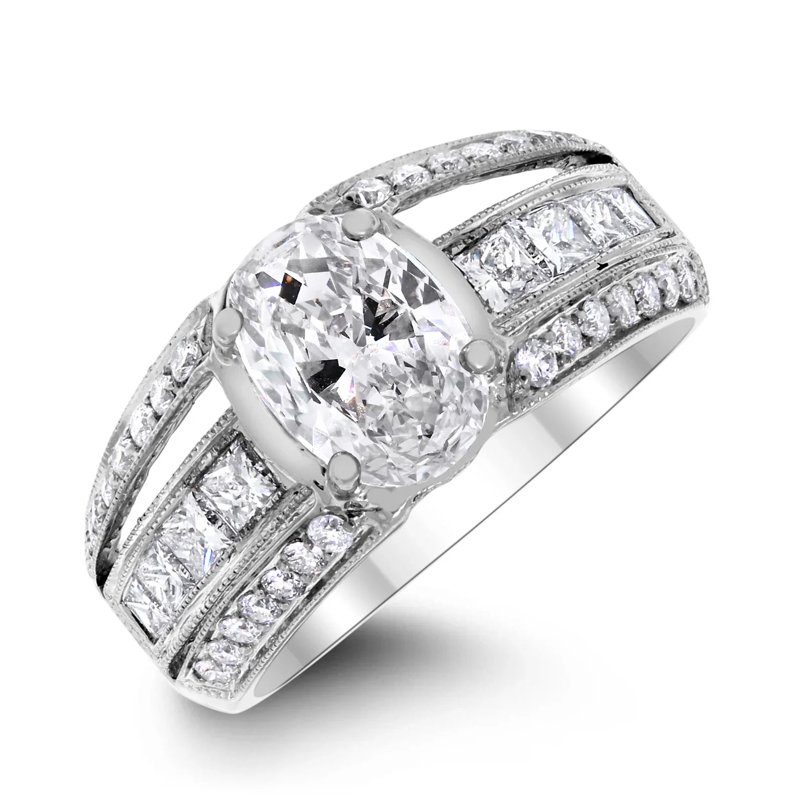 1.56 ct Solitaire Oval Diamond Engagement Ring - EGL Certified