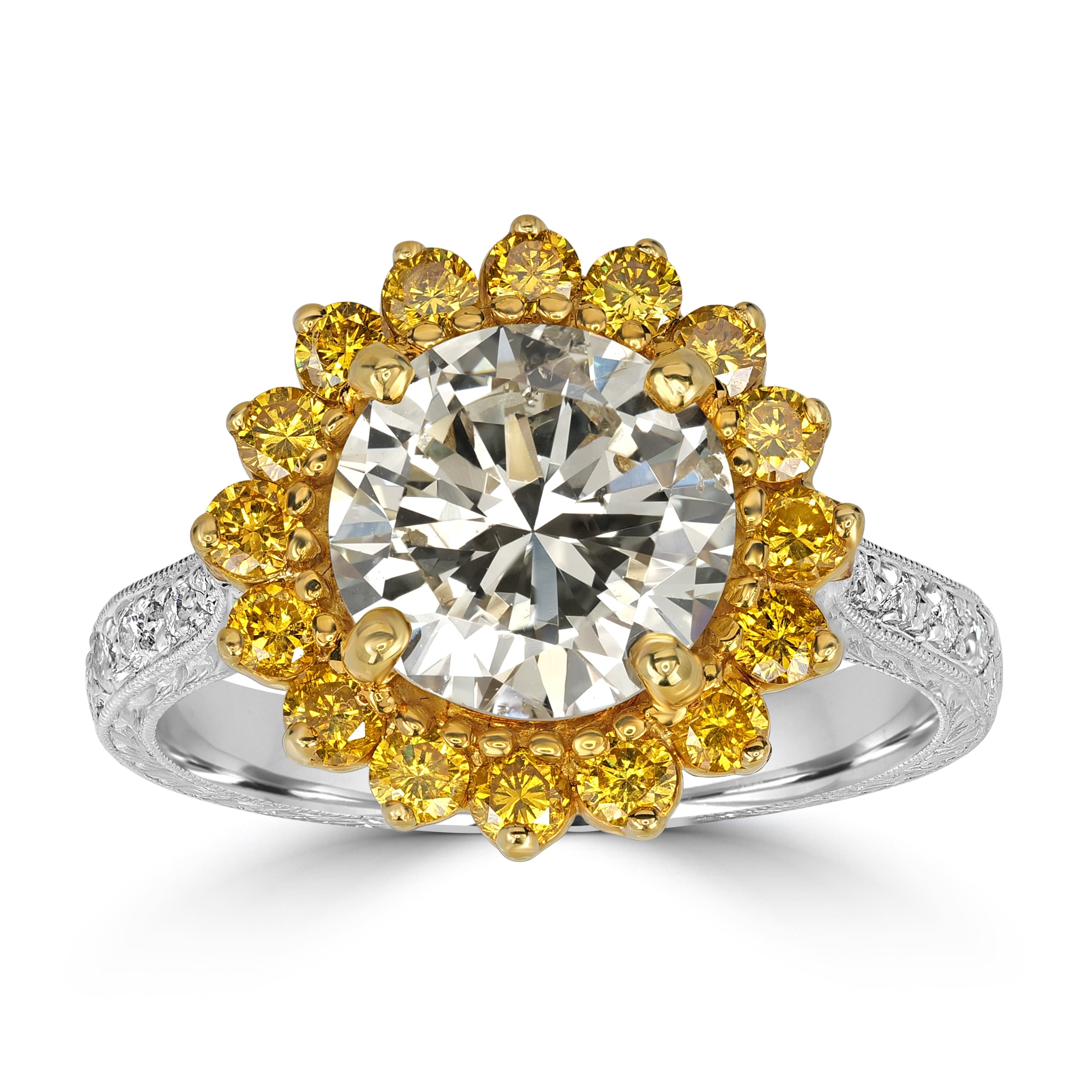 2.20 ct Solitaire Round Diamond Ring in Platinum