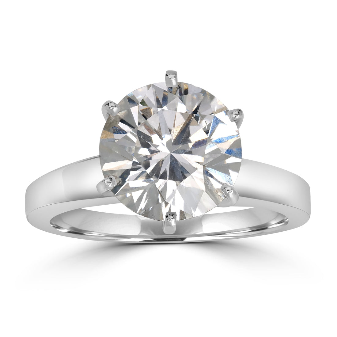3.26 ct Solitaire Round Diamond Engagement Ring - EGL Certified