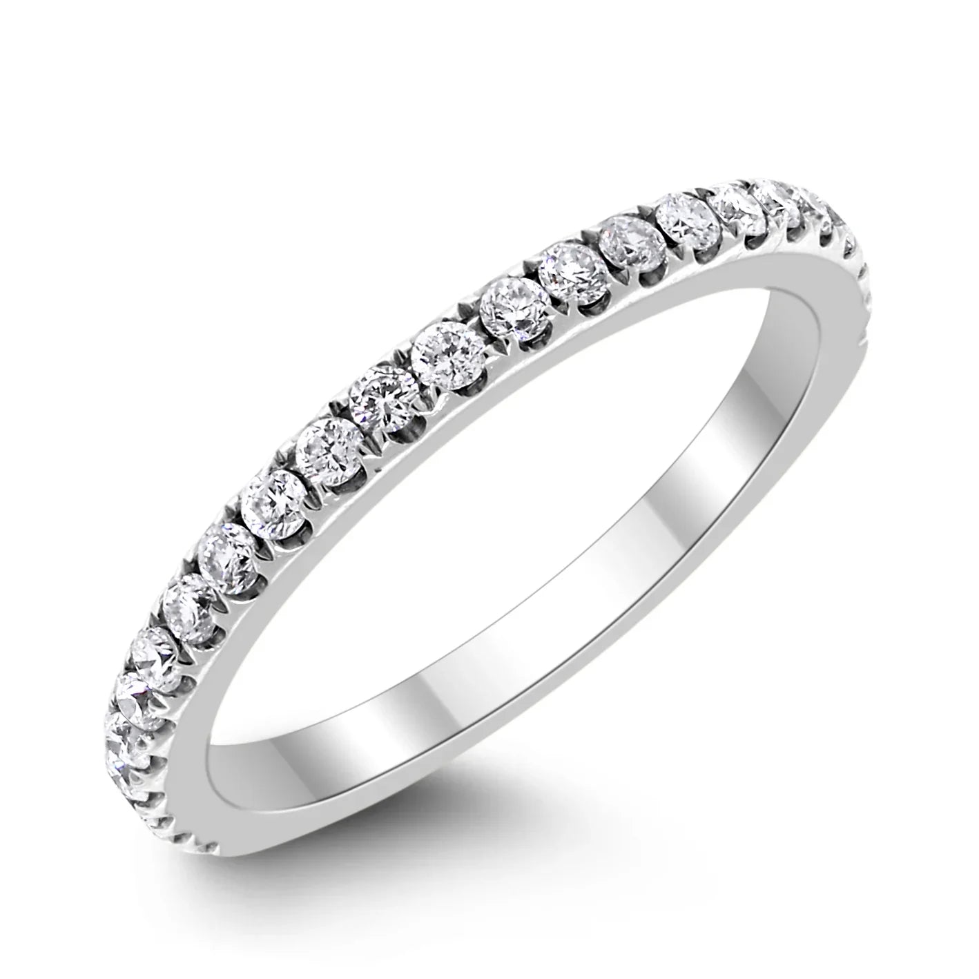 2.04 ct Solitaire Diamond Engagement Ring in 14K White Gold - EGL Certified