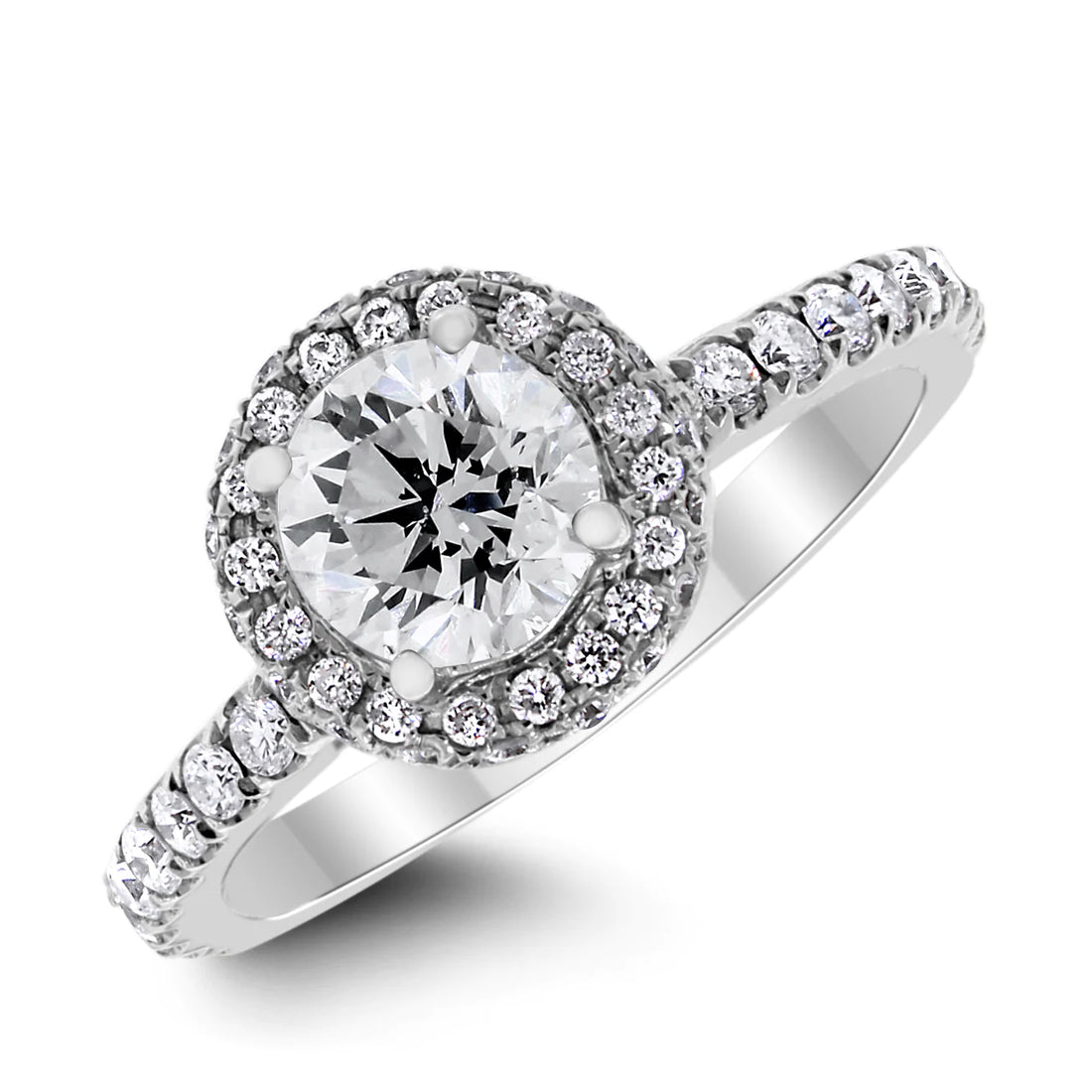 Certified 2.04ct Solitaire Diamond Engagement Ring