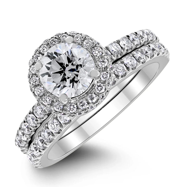 2.04 ct Solitaire Diamond Engagement Ring in 14K White Gold - EGL Certified