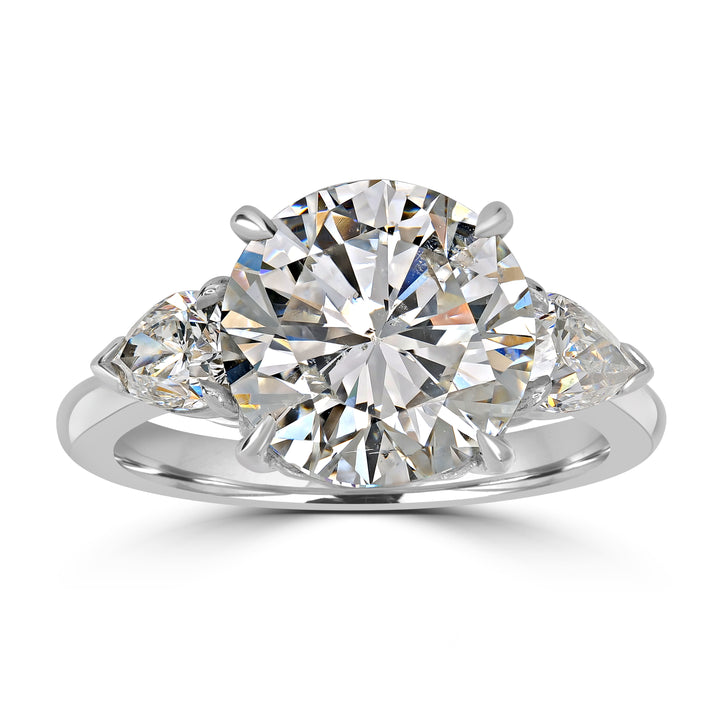 5.00 ct Solitaire Round Engagement Diamond  Ring