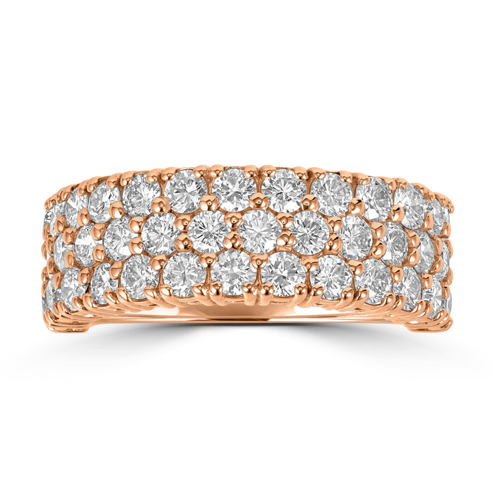 1.93 ct Diamond Ring in 18K Rose Gold