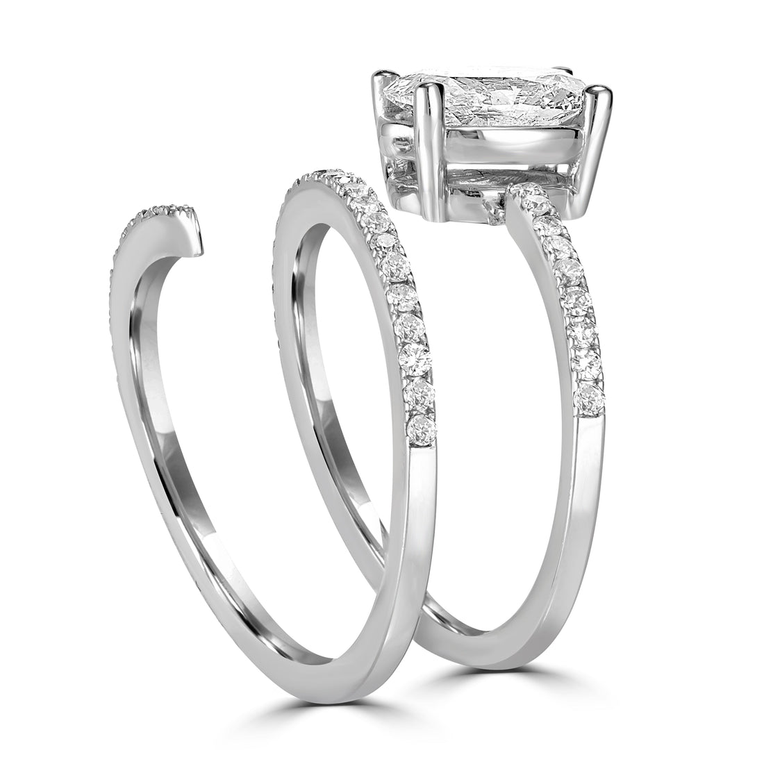 1.22 ct Diamond Ring in 18K White Gold -  EGL Certified