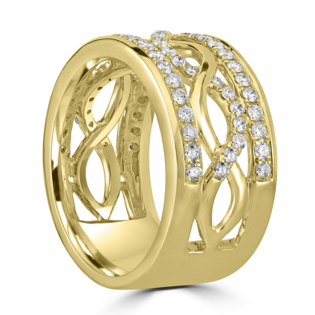 0.75 ct Diamond Band in 14K Yellow Gold