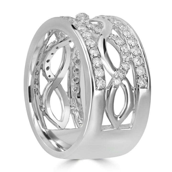 0.75 ct Diamond Band in 14K White Gold