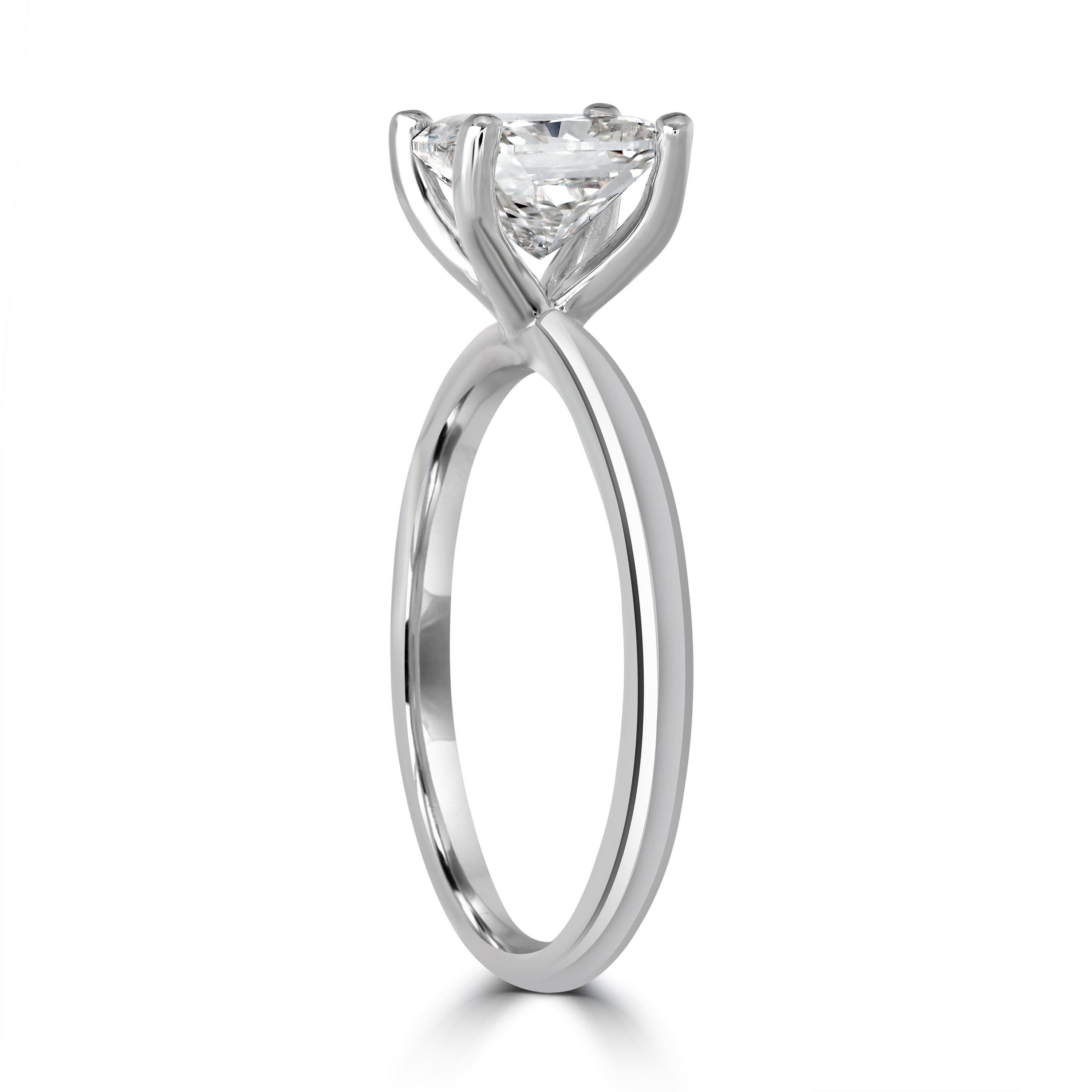 1.51 ct Diamond Ring in 18K White Gold - GIA Certified