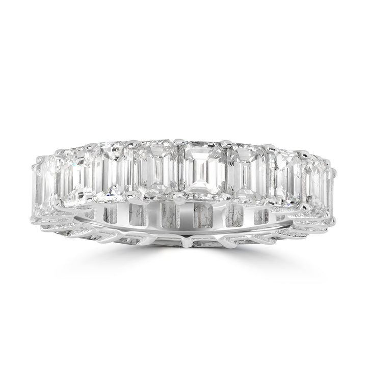 6.40 ct Diamond Ring in 18K White Gold