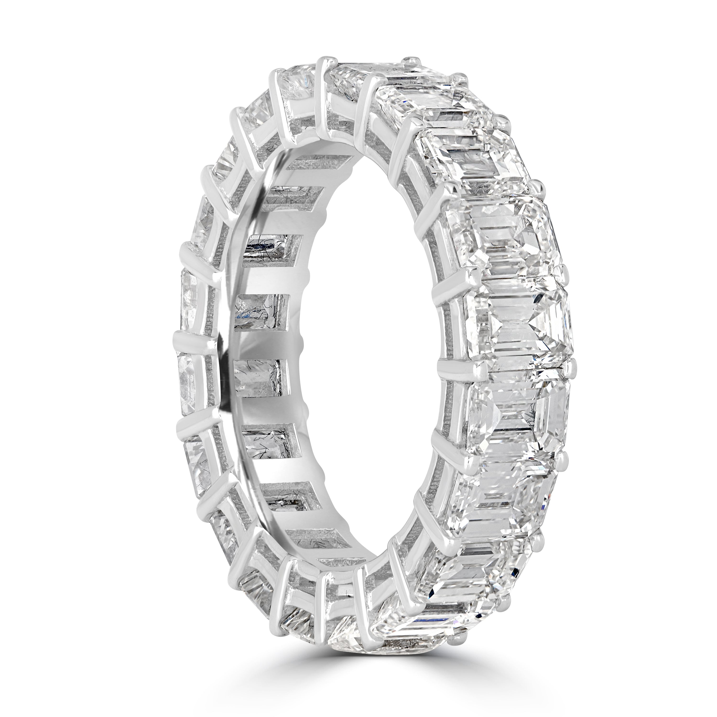 6.40 ct Diamond Ring in 18K White Gold
