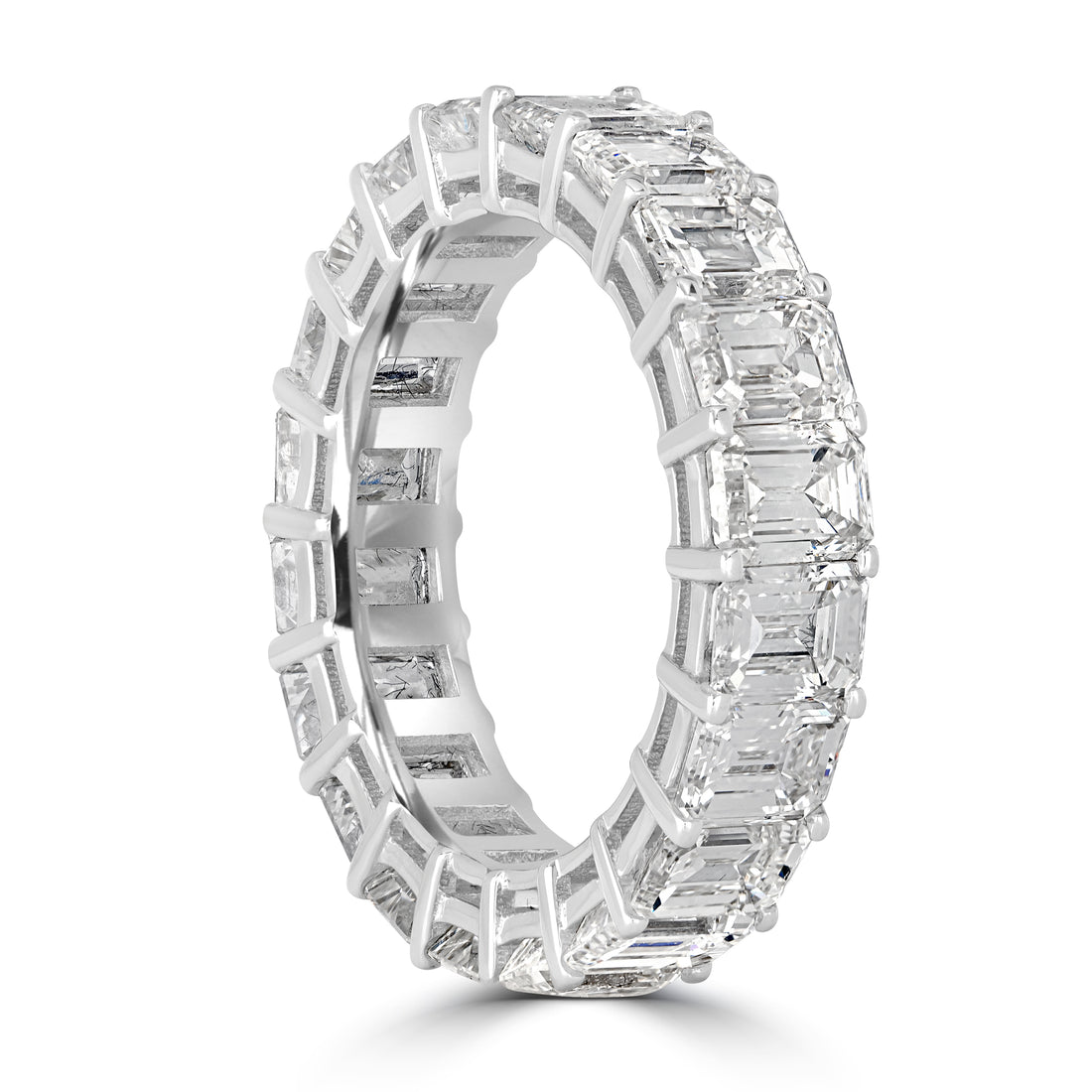 6.40 ct Diamond Ring in 18K White Gold