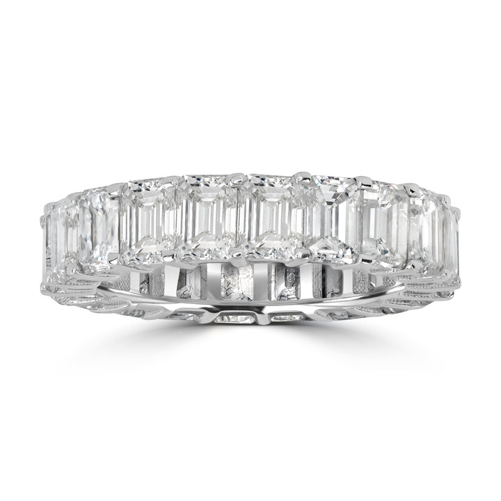 6.28 ct Diamond Ring in 18K White Gold