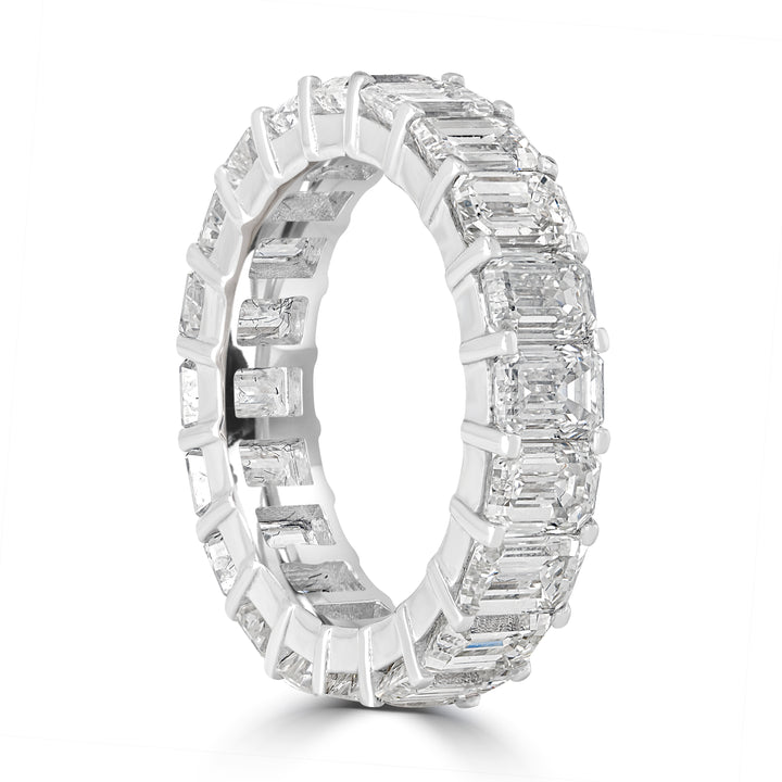 6.28 ct Diamond Ring in 18K White Gold