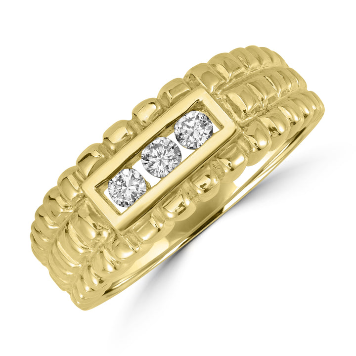 0.25 ct Diamond Band in 14K Yellow Gold